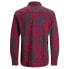 JACK & JONES Blu David Check Western long sleeve shirt