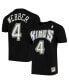 ფოტო #1 პროდუქტის Men's Chris Webber Black Sacramento Kings Hardwood Classics Name and Number Team T-shirt
