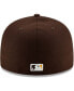Фото #2 товара Men's Brown San Diego Padres Alternate Authentic Collection On-Field 59FIFTY Fitted Hat
