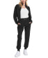 ფოტო #4 პროდუქტის Women's Allie Logo-Tape Cuffed Sweatpants