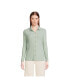 Фото #2 товара Women's Long Sleeve Wide Rib Button Front Polo Shirt