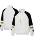 ფოტო #1 პროდუქტის Men's White Juventus Football Icon Raglan Quarter-Zip Top