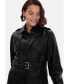 Фото #4 товара Women's Leather Coat, Black