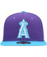 ფოტო #3 პროდუქტის Men's Purple Los Angeles Angels Vice 59FIFTY Fitted Hat