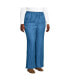 ფოტო #3 პროდუქტის Plus Size High Rise Wide Leg Pants made with TENCEL Fibers