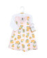 ფოტო #2 პროდუქტის Toddler Boys Cotton Dress and Cardigan 2pcSet, Citrus Orange