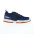 Фото #2 товара DC Clocker 2 Cafe ADYS100749-DN1 Mens Blue Skate Inspired Sneakers Shoes