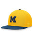 Men's Maize/Navy Michigan Wolverines Rally Two-Tone Fitted Hat