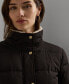 ფოტო #4 პროდუქტის Petite Faux-Fur-Trim Hooded Puffer Coat