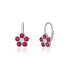 Фото #1 товара Charming silver earrings for girls Flowers SVLE1506XH2R100