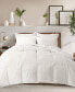 Extra Warmth White Goose Feather and Fiber Comforter, Full/Queen