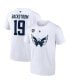 Фото #1 товара Men's Nicklas Backstrom White Washington Capitals 2023 NHL Stadium Series Name and Number T-shirt