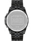 Фото #3 товара Men's Greyson Black Stainless Steel Bracelet Watch 43mm