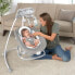 Фото #19 товара Ingenuity Pemberton 2 in 1 Portable Baby Swing and Rocker with Lights, Vibrations, Melodies, Volume Control, Smartphone Function and USB Port