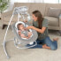 Ingenuity Pemberton 2 in 1 Portable Baby Swing and Rocker with Lights, Vibrations, Melodies, Volume Control, Smartphone Function and USB Port