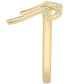 ფოტო #5 პროდუქტის Diamond Bow Ring (1/4 ct. t.w.) in 14k Yellow or Rose Gold, Created for Macy's