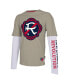 ფოტო #2 პროდუქტის Men's Tan New England Revolution Status Long Sleeve T-shirt