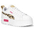 Фото #2 товара Puma Mayze Animal Print Platform Womens White Sneakers Casual Shoes 39206401