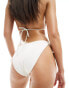 Lindex Tanya tie side bikini bottom in white