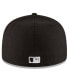 Фото #4 товара Men's Black Chicago White Sox 2005 World Series Wool 59FIFTY Fitted Hat