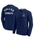 ფოტო #1 პროდუქტის Men's and Women's Navy Dallas Cowboys Super Soft Long Sleeve T-shirt