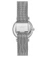 ფოტო #2 პროდუქტის Women's Quartz Silver-Tone Mesh Bracelet Watch 29mm