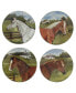 York Stables Set of 4 Salad Plate 8.5"