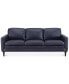 Фото #4 товара CLOSEOUT! Locasta 84" Tufted Leather Sofa, Created for Macy's