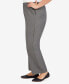 ფოტო #3 პროდუქტის Plus Size Classic Pull-On Straight-Leg Average Length Pants