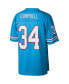 Фото #2 товара Men's Earl Campbell Light Blue Houston Oilers Legacy Replica Jersey