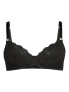 Sofia Intimates by Sofia Vergara Balconette Bra Women's 40DD Black Embroidered