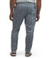 ფოტო #3 პროდუქტის Men's Glen Plaid Track Pants