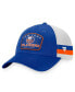 Фото #1 товара Men's Royal, White New York Islanders Fundamental Striped Trucker Adjustable Hat