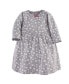 ფოტო #2 პროდუქტის Toddler Girls Cotton Long-Sleeve Dresses 2pk, Snowflake