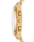 Фото #3 товара Часы и аксессуары Michael Kors Мужские наручные часы Lennox кварцевые хронограф золотистый нержавеющая сталь 40 мм