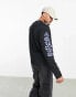 Helly Hansen Play oversized long sleeve top with arm print in black