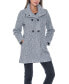 Фото #3 товара Women's Boucle Double Breasted Walking Coat