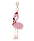 Faux Stone Santa Flamingo Convertible Ornament Necklace