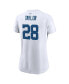 Фото #4 товара Women's Jonathan Taylor White Indianapolis Colts Player Name Number T-shirt