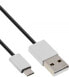 Фото #2 товара InLine Micro-USB 2.0 Cable - USB Type A / Micro B M/M - black/alu - flexible - 1.5m
