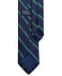 Фото #2 товара Men's Striped Silk Tie