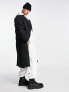 Фото #4 товара ASOS DESIGN oversized quilted trench coat in black