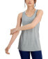 Фото #1 товара Women's Performance Muscle Tank Top, Created for Macy's