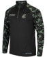 Men's Black Washington State Cougars OHT Military-Inspired Appreciation Take Flight Raglan Quarter-Zip Jacket