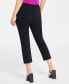 Фото #4 товара Petite Mid-Rise Straight-Leg Capri Pants, Created for Macy's