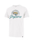 Фото #2 товара Men's White Distressed Jacksonville Jaguars Ring Tone Franklin T-shirt