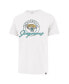 Men's White Distressed Jacksonville Jaguars Ring Tone Franklin T-shirt