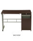 Computer Desk With Ample Storage, Chocolate Коричневый, 1 Count - фото #8