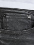 Jack & Jones Tim straight leg jeans in black denim Graue Jeans, W31 L32 - фото #5