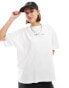 COLLUSION oversized white t-shirt with Collusion Studios logo Белый, M - EU 40-42 - фото #4